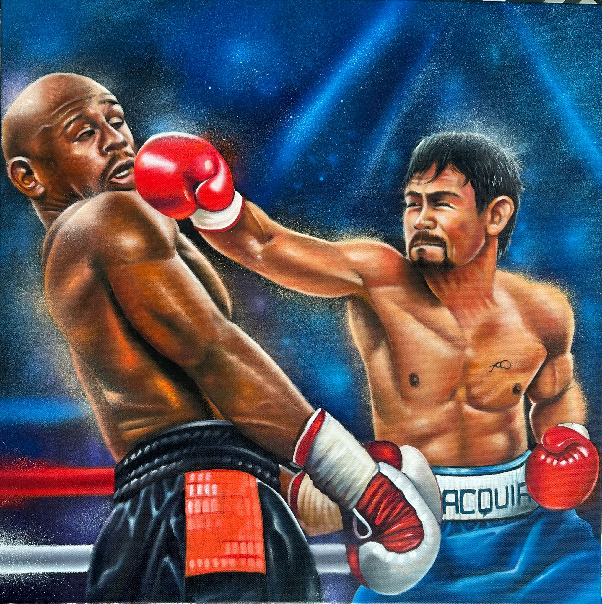 Painting, Studio Fine Art Gallery @ Affordable Art Fair, Jayaraman Kalidass, Pound for pound fighters